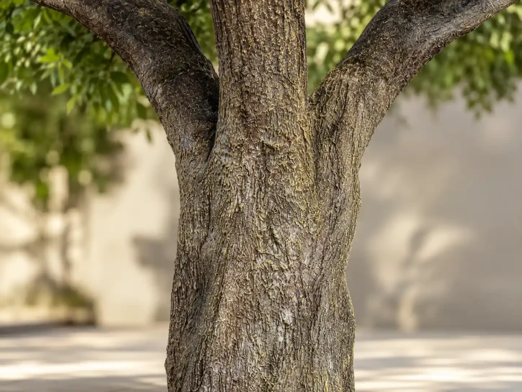 Artificial tree base and branch assembly for custom installation